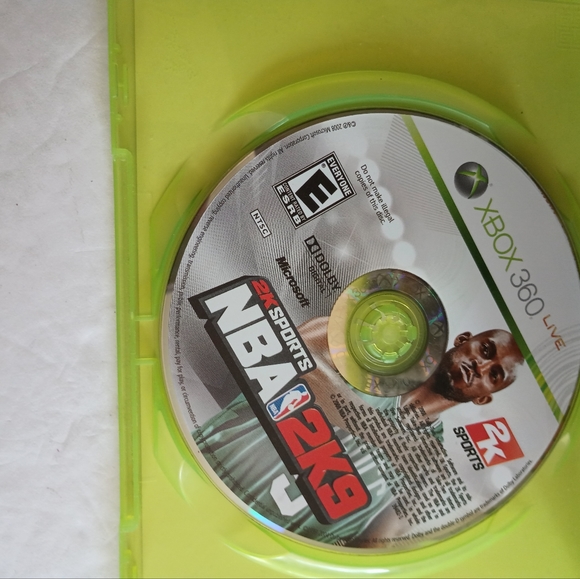 X-box 360 Live Kevin Garnett 2 KSports NBA 2K9 Video Game Complete - Picture 9 of 15